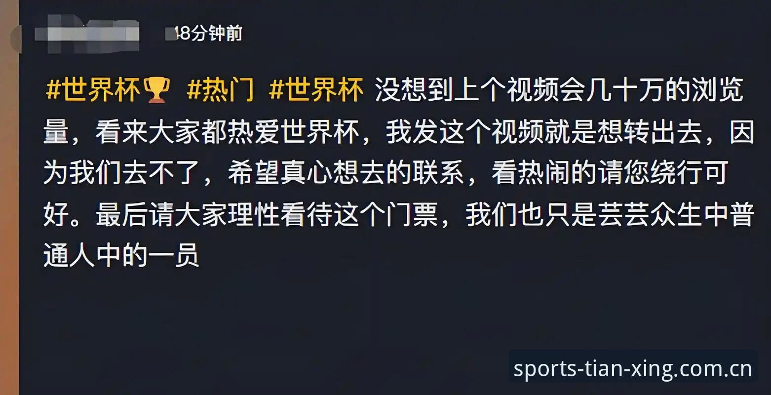 资深用户分享：世界杯门票在手却难赴美的签证困境，在天行体育官网看球更省心