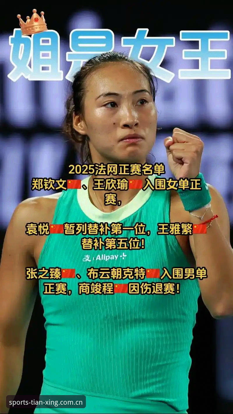 天行体育用品必备 郑钦文vs王欣瑜:2026法网中国金花命运对比,天行体育官网深度解析
